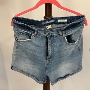 American Rag High Rise Mom Short Jean Shorts Denim 11/30